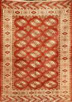 Turkmenistan, ca. 60 Jahre, Wolle auf Baumwolle, ca. 133 x 100 cm, SchÄtzwert: 1100.- EURO, EHZ: 2. Guter Zustand.
