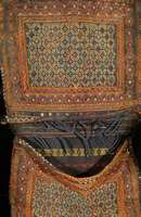 Ghaschgai Doppeltasche, Persien, um 1900, Wolle auf Wolle, ca. 95 x 50 cm, SchÄtzwert: 1100.- EURO, EHZ: 3. Reine Pflanzenfarben. Ant ik.