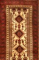 Belutsch Alt, Persien, ca. 40 Jahre, Wolle auf Baumwolle, ca. 195 x 112 cm, Schätzwert: 690.- EURO, EHZ: 2. Sehr guter Erhaltungszusta nd.