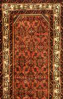 Hosseinabad alt, Persien, ca. 40 Jahre, Wolle auf Baumwolle, ca. 528 x 90 cm, EHZ: 2. SchÖne glanzreiche Wolle. Seltenes Maß.