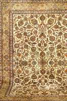 Keschan Kork, Persien, ca. 40 Jahre, Korkwolle, ca. 395 x 275 cm, SchÄtzwert: 2800.- EURO, EHZ: 2-3. SchÖner KnÜpfteppich au s Zentralpersien ...