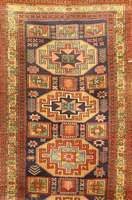 Meschgin, Persien, ca. 60 Jahre, Wolle auf Baumwolle, ca. 287 x 105 cm, SchÄtzwert:1100.- EURO, EHZ: 2-3. Mit Kaukasischer Moghan Muster ung