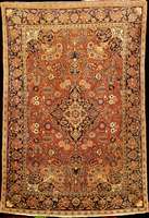 Gazwin Alt, Zentralpersien, um 1910, feine Wolle auf Baumwolle, ca. 187 x 130 cm, SchÄtzw ert: 7100.- EURO, feine KnÜpfung in hervoragen der ...