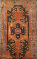 Kuba Antik, Kaukasus, um 1890, Wolle auf Wolle, ca. 272 x 158 cm, SchÄtzwert: 7200.- EURO, EHZ: 3-4. Seltener und SammelwÜrdiger Ka ukase in ...