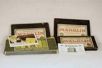 2 MÄrklin-MetallbaukÄsten, 20er/30er Jahre, ErgÄnzungskasten Nr. 1A und Nr. 2A, in orig. Kartons, altersbed. besch. und bespielt, ...