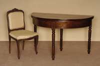 Klapptisch, sÜddeutsch, um 1810/20, Korpus Weichholz bzw. Eiche massiv, qualitÄtvolle Drechselarbeit, teilrestauriert, aufklappbar, verdeckte ...