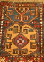 Sumakh-Tasche,Aserbadjan,19 JH.Wolle auf Wolle .Naturfarben.ca 33 X 32 cm.Ehz 4 SchÄtzwert: 500.- Euro.