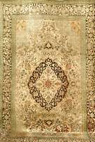 Kaschmir, Indien, ca. 20 Jahre, ca. 327 x 209 cm, SchÄtzwert: 1300.- EURO, ReinigungsbedÜrftig, EHZ: 3. glanzreiche Seide