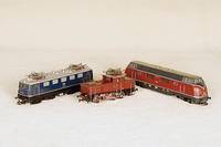 E-Lok, MÄrklin, 60er Jahre, Spur HO, Nr. 3034, blau, lt. Einl. funktionsfÄhig, im orig. Karton, l. bespielt, sammelwÜrdig