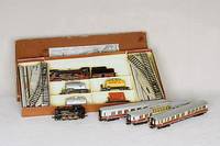MÄrklin-Startpackung, Spur HO, 60er Jahre, mit Dampfloks 23014 und 89006, mit versch. GÜterwagen und div. Schienen, sammelwÜrdig, selten