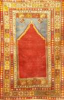 Nidge, TÜrkei, um 1890, Wolle auf Wolle, ca. 155 x 104 cm, SchÄtzwert: 1900.- EURO, EHZ: 4. Selten und SammelwÜrdig. Antik