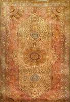 Sivas, TÜrkei, ca. 40 Jahre, Wolle auf Baumwolle, ca. 291 x 193 cm, SchÄtzwert: 950.- EURO, Mottenfraß, EHZ: 2. SchÖnes Motiv