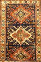 Adler Sumagh Kuba Gebiet, Russland, um 1930, Wolle auf Wolle, ca. 315 x 194 cm, Schätzwert: 3800.- EURO, EHZ: 2 (Ausgezeichneter Erhaltung ...