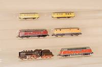 Schienenbus, MÄrklin-Hobby, Spur HO, 1995-1999 , Nr. 3013 (Indusi-Messwagen) und 40182 (Signaldienst), beide im orig. Karton, Fkt. nicht gepr.