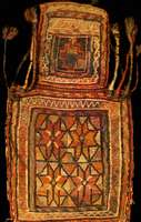 Salztasche Antik, Persien, um 1890, Wolle auf Wolle, ca. 53 x 30 cm, SchÄtzwert: 1200.- EURO, EHZ: 2-3. Empfehlenswertes SammlerstÜck.