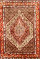 Senneh, Persien, ca. 30 Jahre, Wolle auf Baumwolle, ca. 168 x 125 cm, SchÄtzwert: 650.- EURO, EHZ: 2-3. Guter zustand.