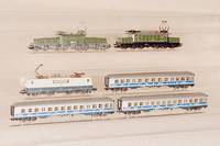 JubilÄums-Packung mit 2 E-Loks, MÄrklin, 1985, Spur HO, Nr. 3300, E-Lok Nr. 3322.5, BR 194 der DB, E-Lok Nr. 3356.5, BR be 6/8 III der SBB, ...