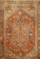 Heriz Alt, Persien, um 1910/20, Wolle auf Baumwolle, ca. 305 x 218 cm, SchÄtzwert: 2800.- EURO, EHZ: 3-4. Ein Wunderbar gezeichne tes Medaillon ...