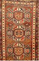 Vogel Karabagh Antik, Kauaksus, um 1900, Wolle auf Wolle, ca. 250 x 125 cm, SchÄtzwert: 1800.- EURO, EHZ: 4-5, (Kleines Loch). Sammelw Ürdig, ...