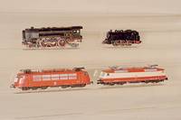 Dampflok, MÄrklin, 30er/40er Jahre, Spur HO, HR 800, schwarz, ohne Tender, altersbed. z.T. stÄrker besch., HinterrÄder lose, jedoch vorhanden, ...