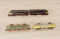 E-Lok, MÄrklin, 1985-89, Spur HO, Nr. 3326, gelb/grau, min.bespielt, Fkt. nicht geprÜft, im orig. Karton