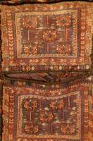 Doppeltasche Gashgai, Persien, um 1930 alt, Wolle auf Wolle, ca. 87 x 58 cm, SchÄtzwert: 850.- EURO, EHZ: 2, sehr guter Zustand. außerg ...