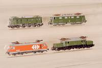E-Lok, MÄrklin, 1983-84, Spur HO, Nr. 3167, grÜn, l. bespielt, Fkt. nicht geprÜft, im orig . Karton, sammelwÜrdig