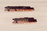 Dampflok mit Tender, MÄrklin, 1965, Spur HO, Nr. 3005, Betr.-Nr. 23014, l. bespielt, Fkt. nicht geprÜft, im orig. Karton, sammelwÜrdig