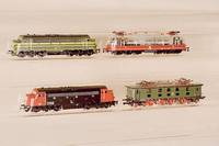 E-Lok, MÄrklin, 1983-88, Spur HO, Nr. 3366, grÜn, min. bespielt, Fkt. nicht geprÜft, im orig. Karton, sammelwÜrdig