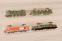 E-Lok, MÄrklin, 1985-1988, Spur HO, Nr. 3650 , grÜn, BR Aé 6/6 der SBB, fÜr Einsatz im Digital-System geeignet, min. bespielt, Fkt. nicht ...