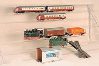 Triebwagenzug, MÄrklin, 80er Jahre, Spur HO, Nr. 3071, TEE - Trans Europ Express, min. bespielt, Fkt. nicht geprÜft, im orig. Karton, sammelwÜrdig
