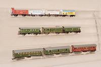 Konvolut 15 WerbegÜterwagen, MÄrklin, 80er Jahre, Spur HO, NR. 4422, 4682, 4425, Museumswagen Gebr. MÄrklin & Co., 4432, 4436, 4426, ...