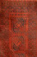 Dolatabad, Afghanistan, ca. 60 Jahre, Wolle auf Wolle, ca. 400 x 100 cm, Schätzwert: 700.- EURO, EHZ: 3