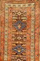 Kazak, Rußland, um 1910, Wolle auf Wolle, ca. 386 x 97 cm, SchÄtzwert: 1700.- EURO, EHZ: 4. Selten und SammelwÜrdig. Antik
