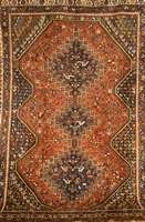 Ghaschgai Shiraz, Persien, ca. 70 Jahre, Wolle auf Wolle, ca. 327 x 238 cm, SchÄtzwert: 1300.- EURO, EHZ: 3