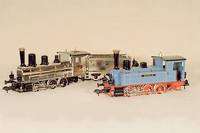 Bayerische Schlepptenderlok, MÄrklin, 90er Jahre, Spur 1, "Aloisius", Nr. 45296, unlackierte Deko-Sonder-Edition, Metall-Modell , mit ...