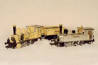 SchwÄbische Tenderlok, MÄrklin, Spur 1, 90er Jahre, "Heilix Blechle", Nr. 45295, intakt, unlackierte Deko-Sonder-Edition, Metall-Modell ...