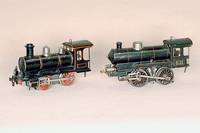 Dampflok, MÄrklin, Spur 0, wohl 20er/30er Jahre, Lok-Nr. R 1304, altersbed. bespielt, z.T. LackschÄden, schÖne, alte Lok, mit altem MÄrklin ...