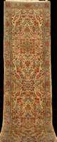 Kerman Lawar (Us Re-import), SÜdpersien, um 1920/30 alt, feine glanzreiche Wolle auf Baumw olle, ca. 525 x 98 cm, SchÄtzwert: 4500,- EURO . Ehz: 2 ...