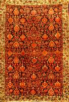 Farahan Antik, Westpersien Sarogh-Gebiet, 19. Jahrhundert antik, Wolle auf Baumwolle, ca. 188 x 136 cm, SchÄtzwert: 8900.- EURO, EHZ: 4-5, reine ...