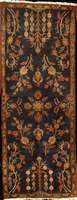 Keschan Antik (Us Re-import), Zentralpersie r, um 1900 antik, feine hochwertige Korkwolle (Manschester Wolle), ca. 143 x 56 cm (Sehr auß ...
