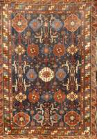 Blattgabel-Schirwan, Kaukasus Kubagebiet, u m 1910, Wolle auf Wolle, ca. 179 x 130 cm, Sch Ätzwert: 3200,- EURO, EHZ: 3-4. Typischer Shir wan mit ...
