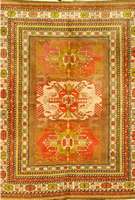 Shirwan Alt, Kaukasus, um 1930, Wolle auf Baumwolle, ca. 195 x 166 cm, Schätzwert: 2200.- EURO, EHZ: 2-3. Eine sehr ungewöhnliche Kaukasiche ...
