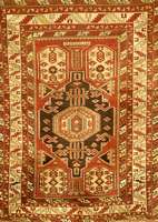 Konagend, Kaukasus, um 1910, Wolle auf Wolle, ca. 190 x 142 cm, SchÄtzwert: 3200.- EURO, EHZ: 4. Naturfarben, schÖne Farbstellung . ...