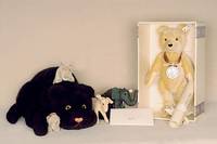 Steiff-Teddy, Replika, nach dem Vorbild von 1946, Steiff-Club Edition, limitierte Auflage, hier Nr. 5901, im orig. Karton, unbespielt, H. ca. 35 ...