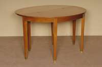 Konsolen- bzw. Klapptisch, im Biedermeierstil von 1810/20, Kirschbaum massiv, Scharniere nicht verdeckt, Messingschuhe, wohnfertig, schÖnes ...