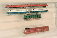 Stromlinienlok, MÄrklin, 60er Jahre, Spur HO , Nr. 3089, rot, lÄuft einwandfrei, min. bespielt