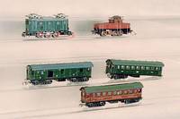 Konvolut 3 Waggons, MÄrklin, 30er/40er Jahre, Spur HO, Nr. 341, 343 und 344, alle Blech, eine Achse mÜsste neu genietet werden, 1 Rad ersetzt, ...