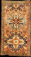 Adler Kazak Antik, SÜdrußland Ostkaukasus, 19. Jahrhundert antik, Wolle auf Wolle, ca. 25 0 x 137 cm, SchÄtzwert: 13500,- EURO, Ehz: 3 ( ...