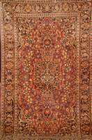 Keschan Kork alt, Zentralpersien, um 1920/3 0, Korkwolle, ca. 226 x 130 cm, SchÄtzwert: 4400.- EURO, EHZ: 2 (sehr guter Zustand). Edle r und ...